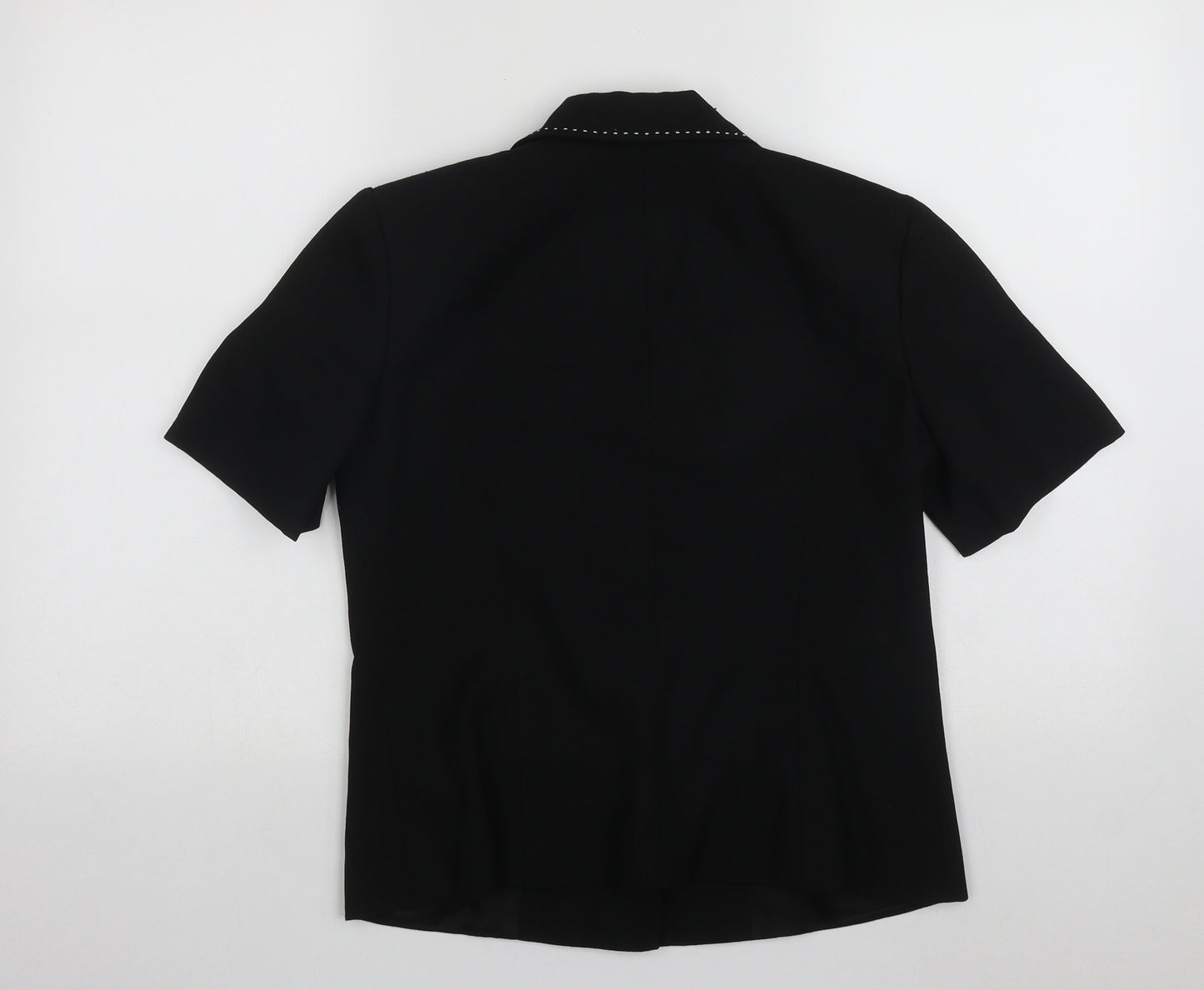 Roman  Womens Black   Jacket  Size 10  Button