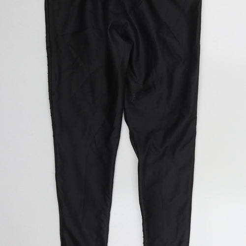 Yu&me Womens Black  Polyamide Cropped Leggings Size L L26 in