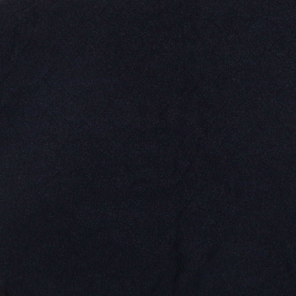 House of Fraser Mens Blue Round Neck  Cotton Pullover Jumper Size M