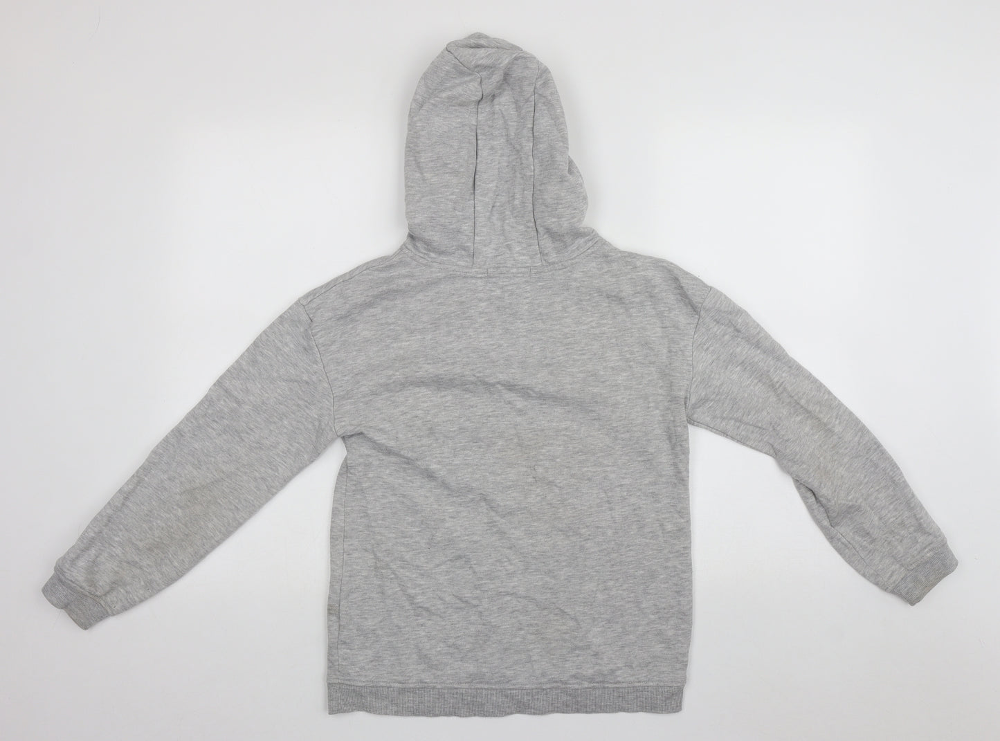 Primark Girls Grey  Cotton Pullover Hoodie Size 12-13 Years