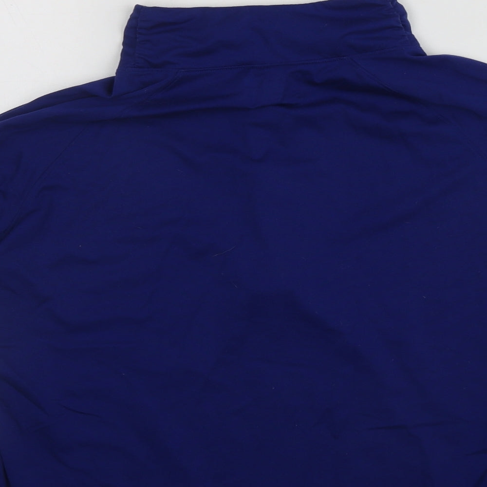 Under armour Mens Blue  Polyester Pullover Sweatshirt Size M