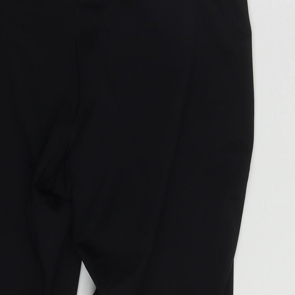 Oasics Womens Multicoloured Geometric Polyester Cropped Leggings Size L L17 in Regular Drawstring