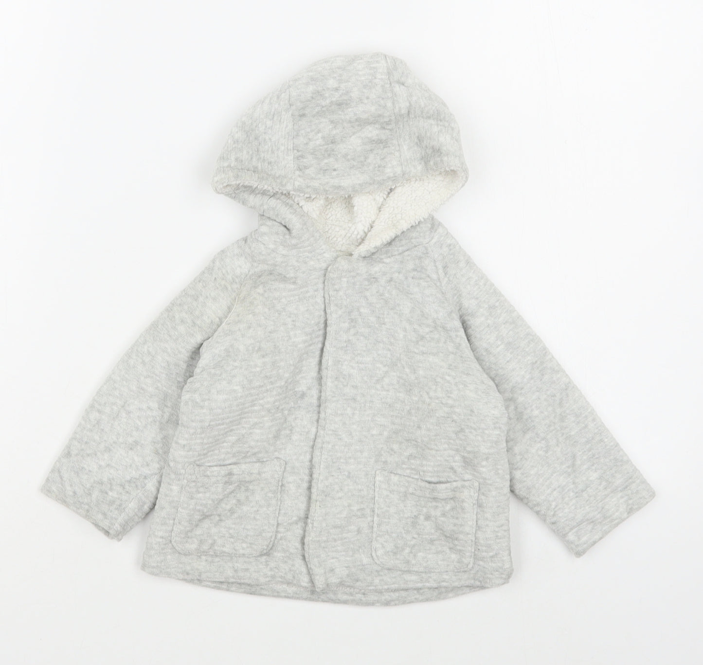 George Baby Grey   Jacket  Size 3-6 Months   Button