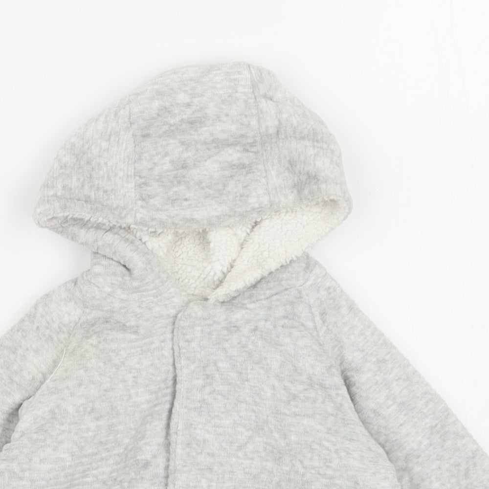 George Baby Grey   Jacket  Size 3-6 Months   Button