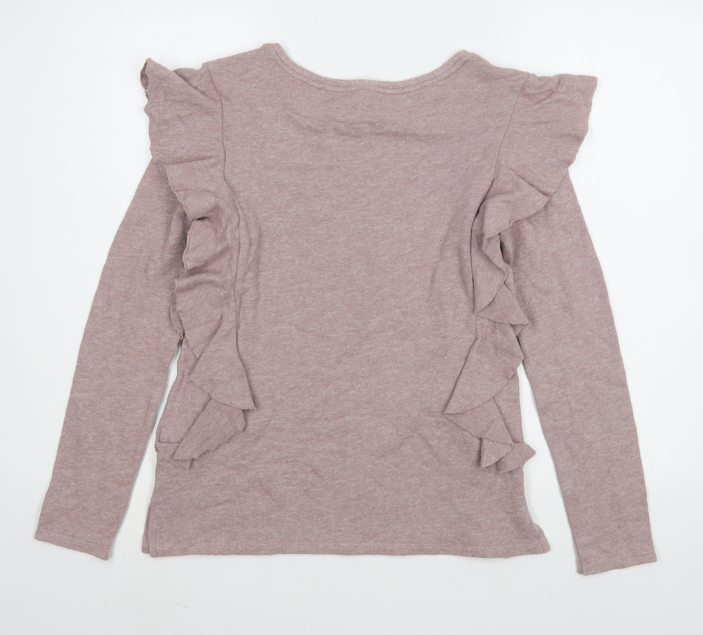 NEXT Womens Purple Round Neck  Cotton Pullover Jumper Size 10