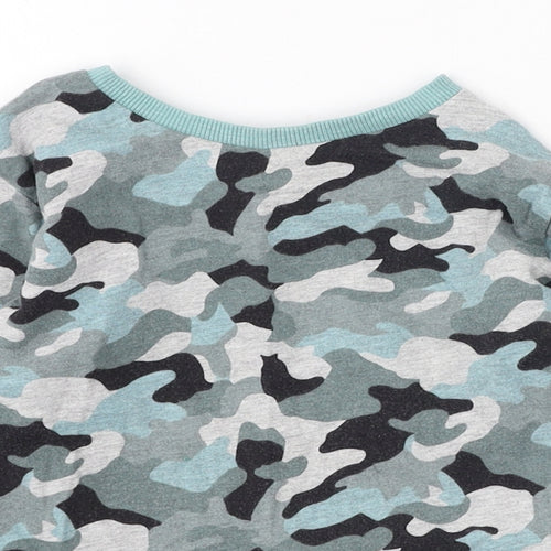 NEXT Boys Multicoloured Camouflage Cotton Pullover Sweatshirt Size 2-3 Years