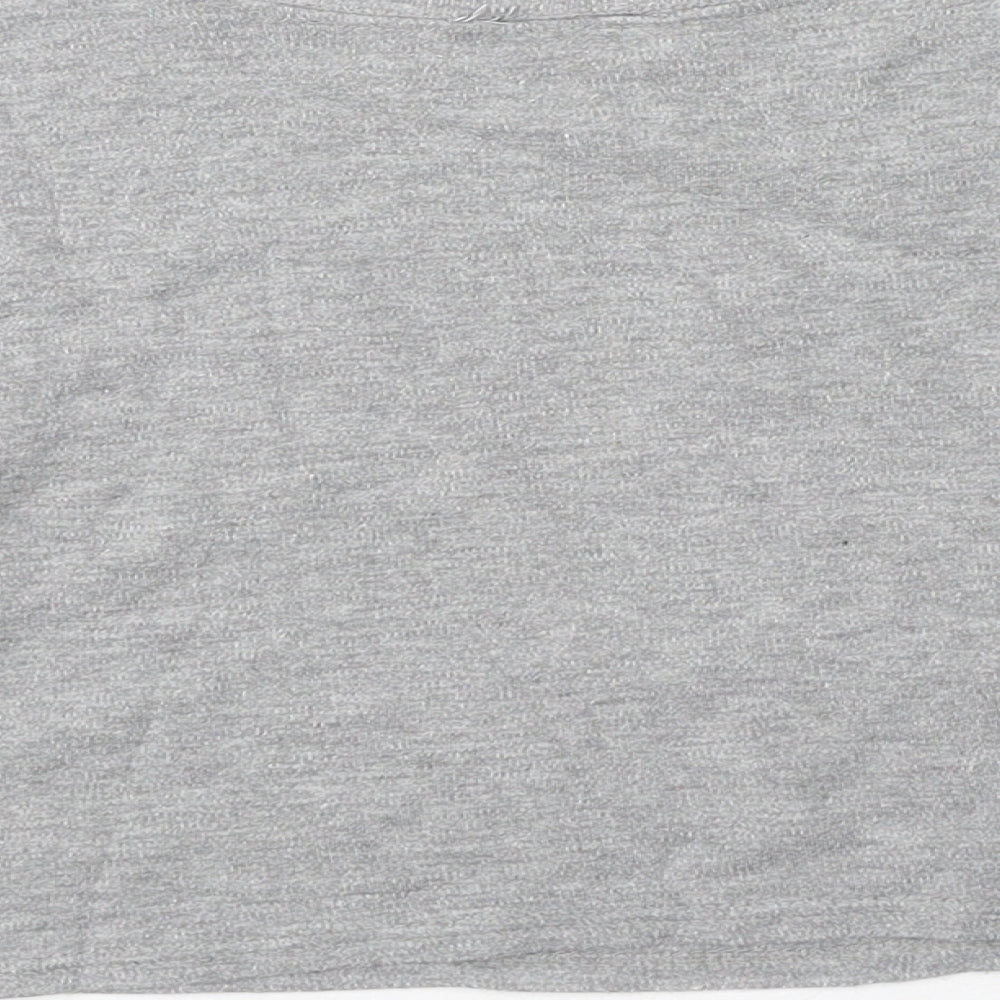 Preworn Girls Grey  Cotton Camisole Casual Size 2-3 Years Round Neck  - Baby shark