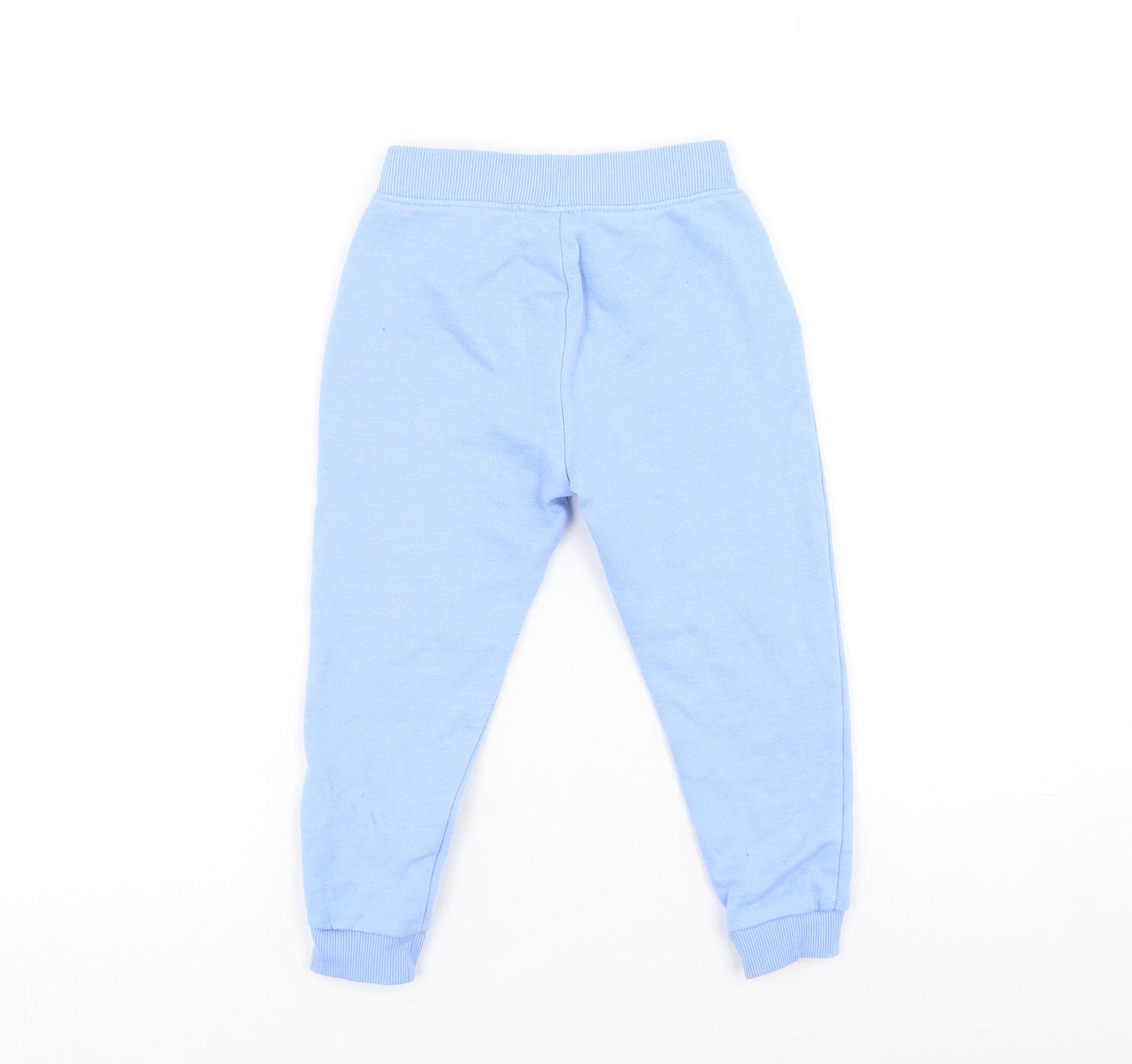Dunnes Stores Boys Blue  Cotton Jogger Trousers Size 3-4 Years  Regular