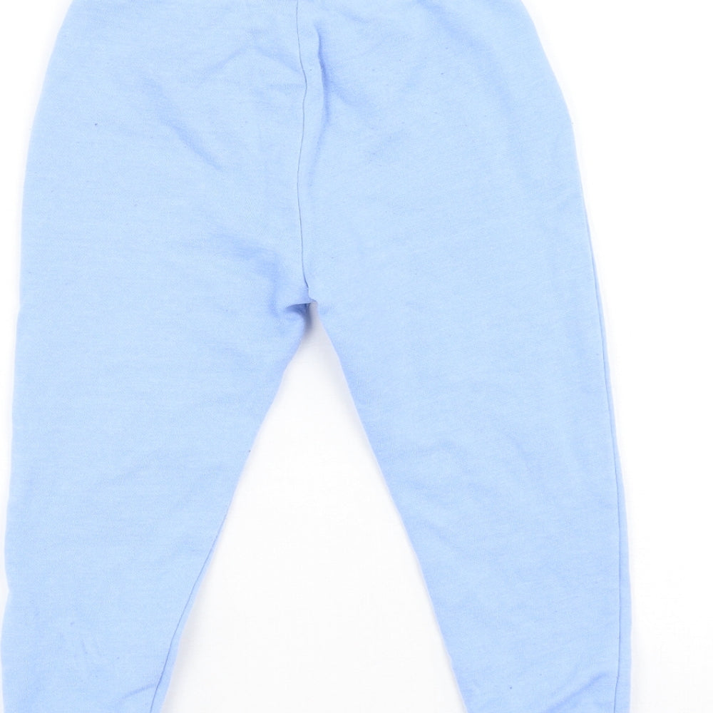 Dunnes Stores Boys Blue  Cotton Jogger Trousers Size 3-4 Years  Regular