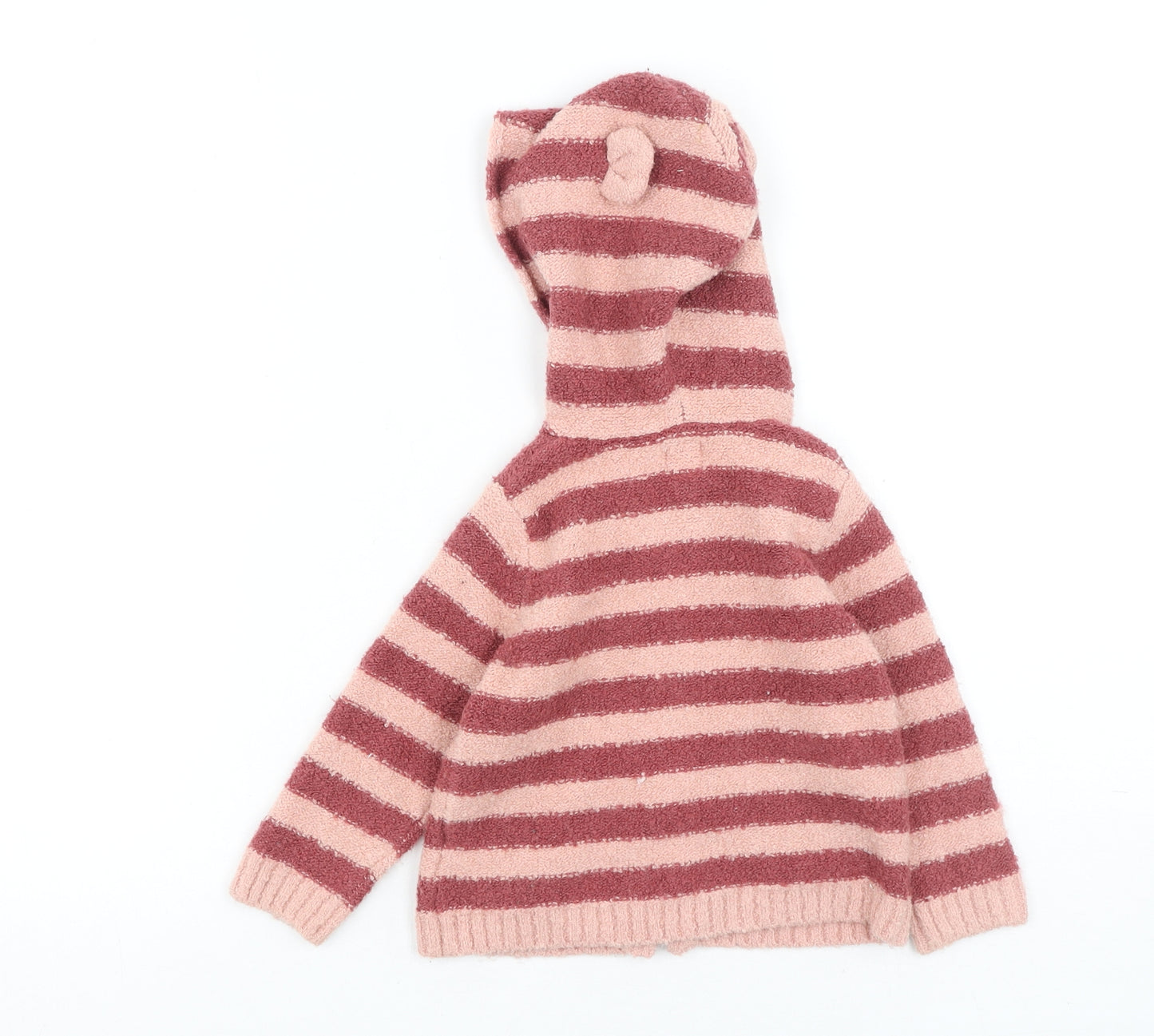Gap Girls Multicoloured Striped  Basic Jacket Coatigan Size 6-9 Months