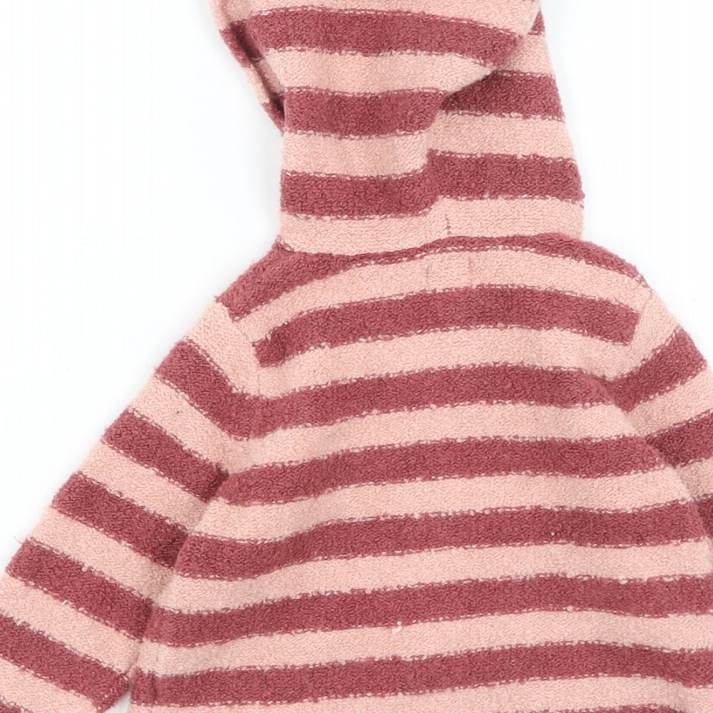 Gap Girls Multicoloured Striped  Basic Jacket Coatigan Size 6-9 Months