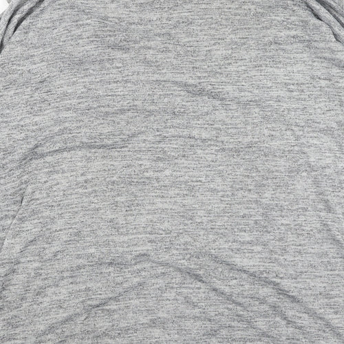 Papaya Womens Grey  Cotton Pullover Sweatshirt Size 10