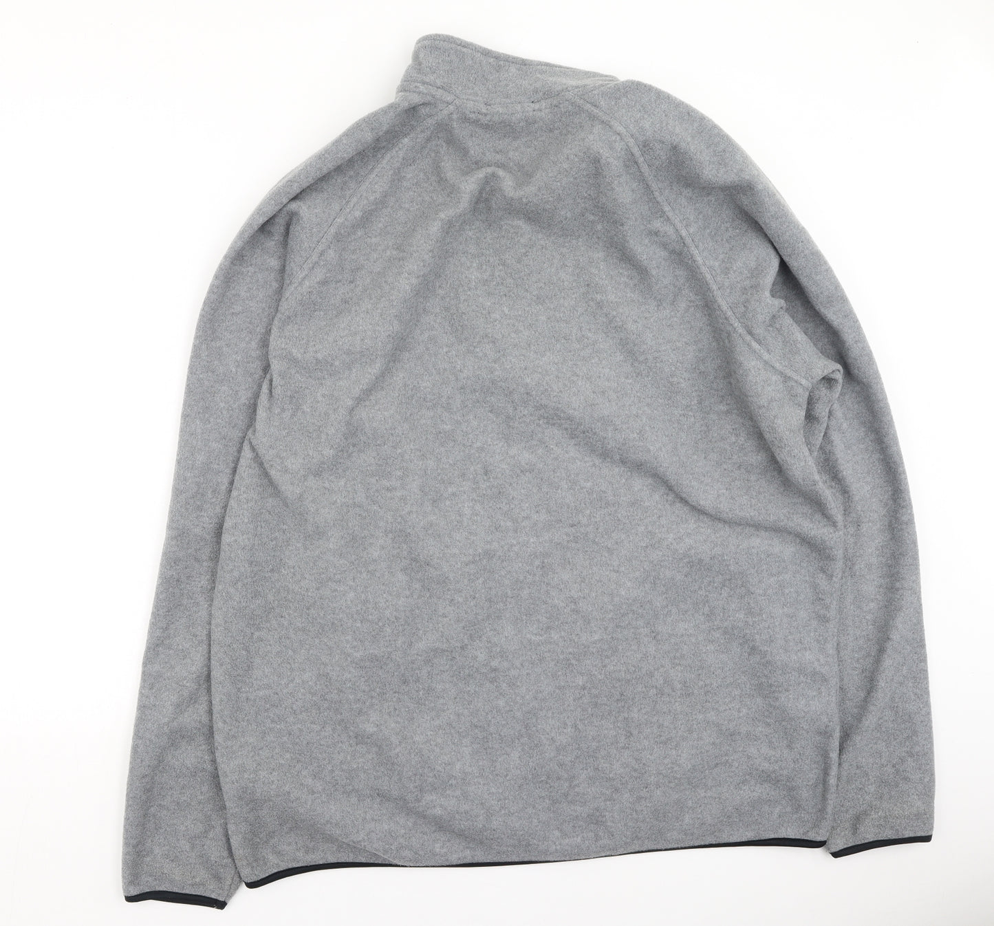 Dunnes Stores Mens Grey High Neck  Polyester Full Zip Jumper Size 3XL