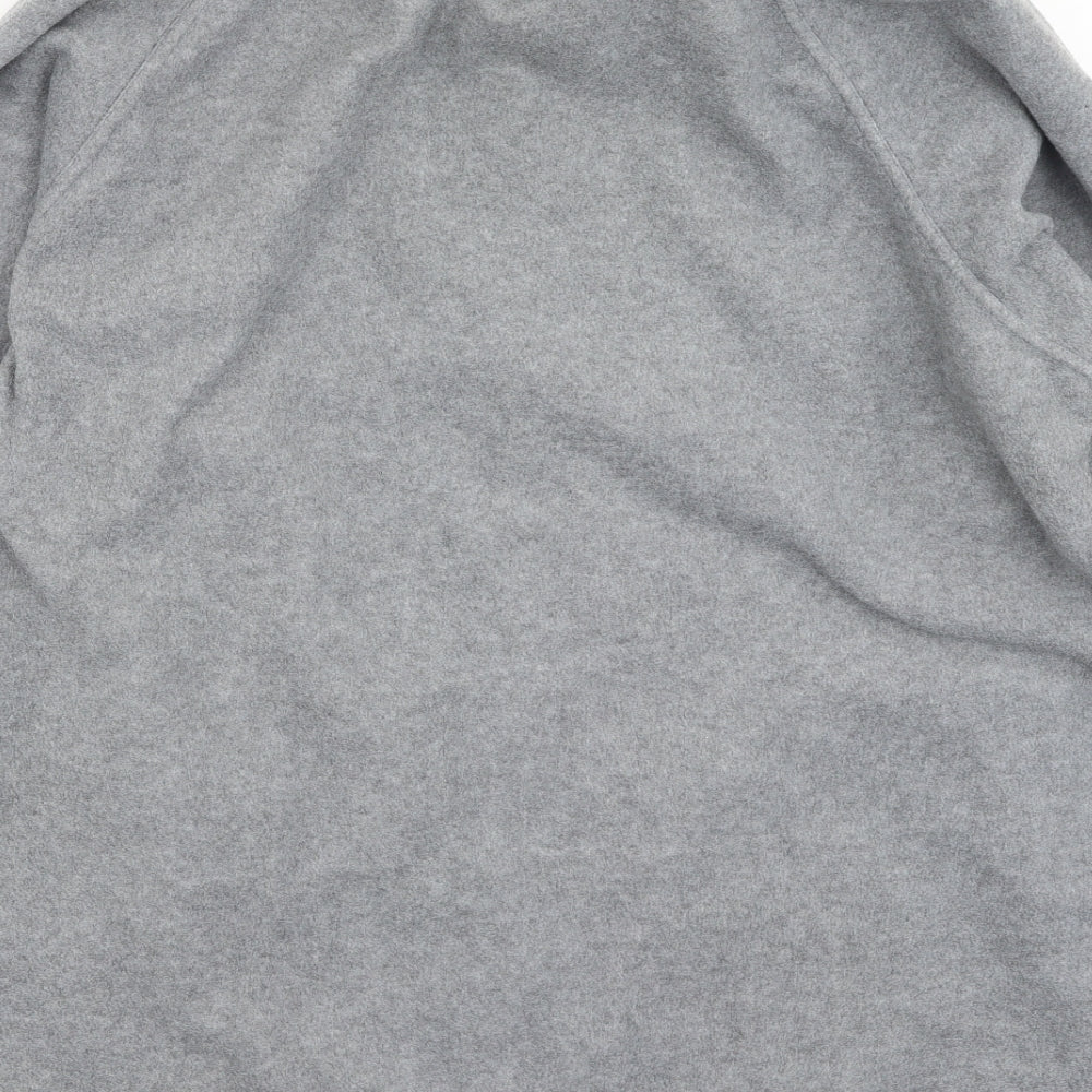 Dunnes Stores Mens Grey High Neck  Polyester Full Zip Jumper Size 3XL