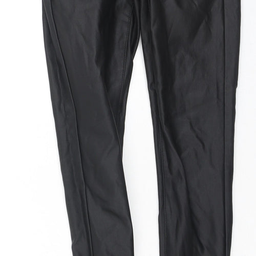 Missguided Womens Black  Cotton Jegging Jeans Size 6 L28 in Regular