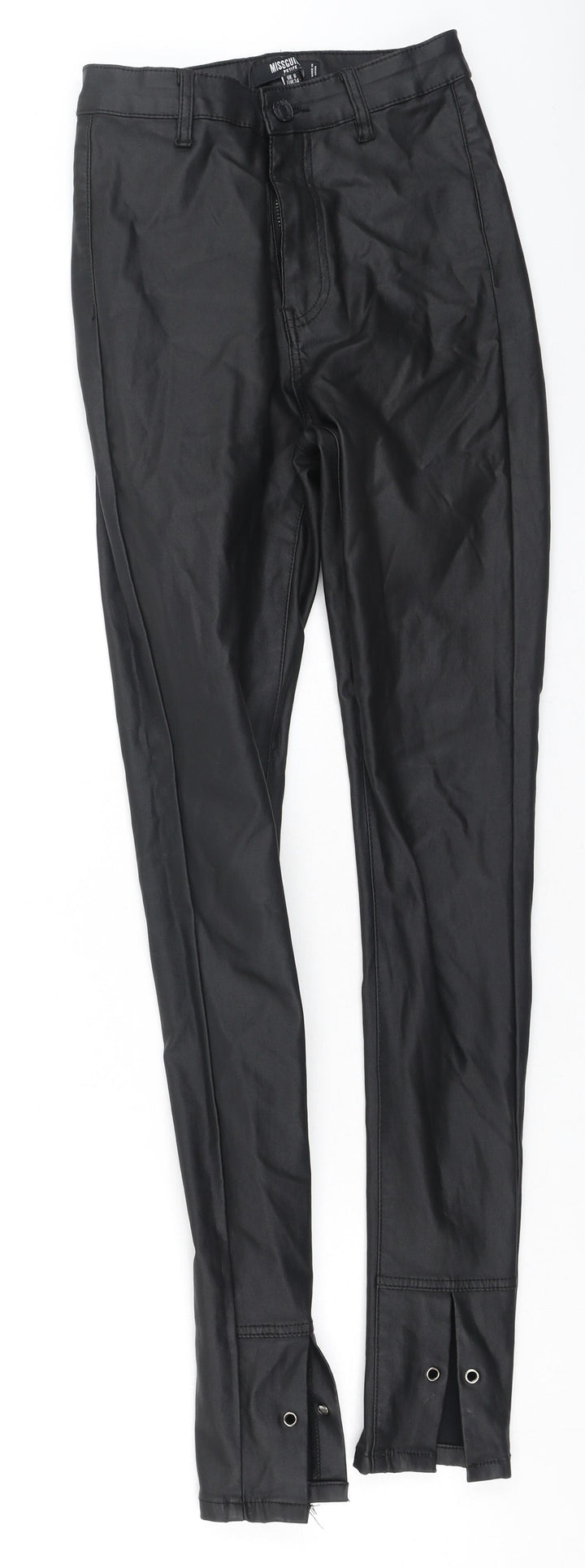 Missguided Womens Black Cotton Jegging Jeans Size 6 L28 in Regular