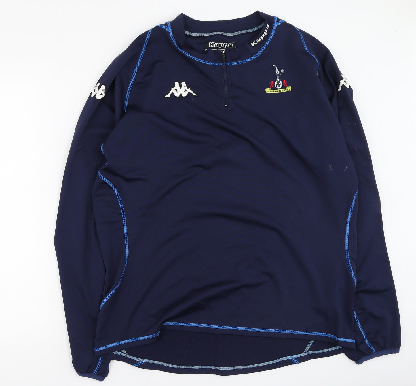 Kappa Mens Blue High Neck  Polyester Pullover Jumper Size XL