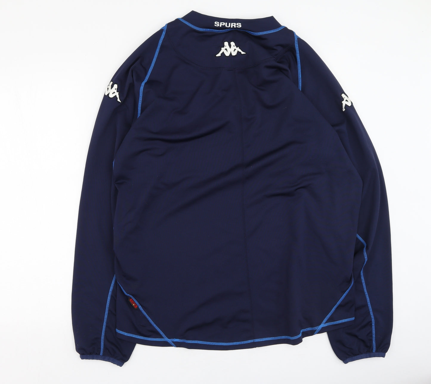 Kappa Mens Blue High Neck  Polyester Pullover Jumper Size XL