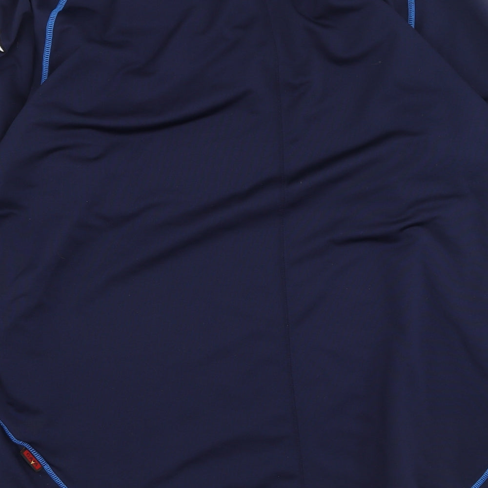 Kappa Mens Blue High Neck  Polyester Pullover Jumper Size XL