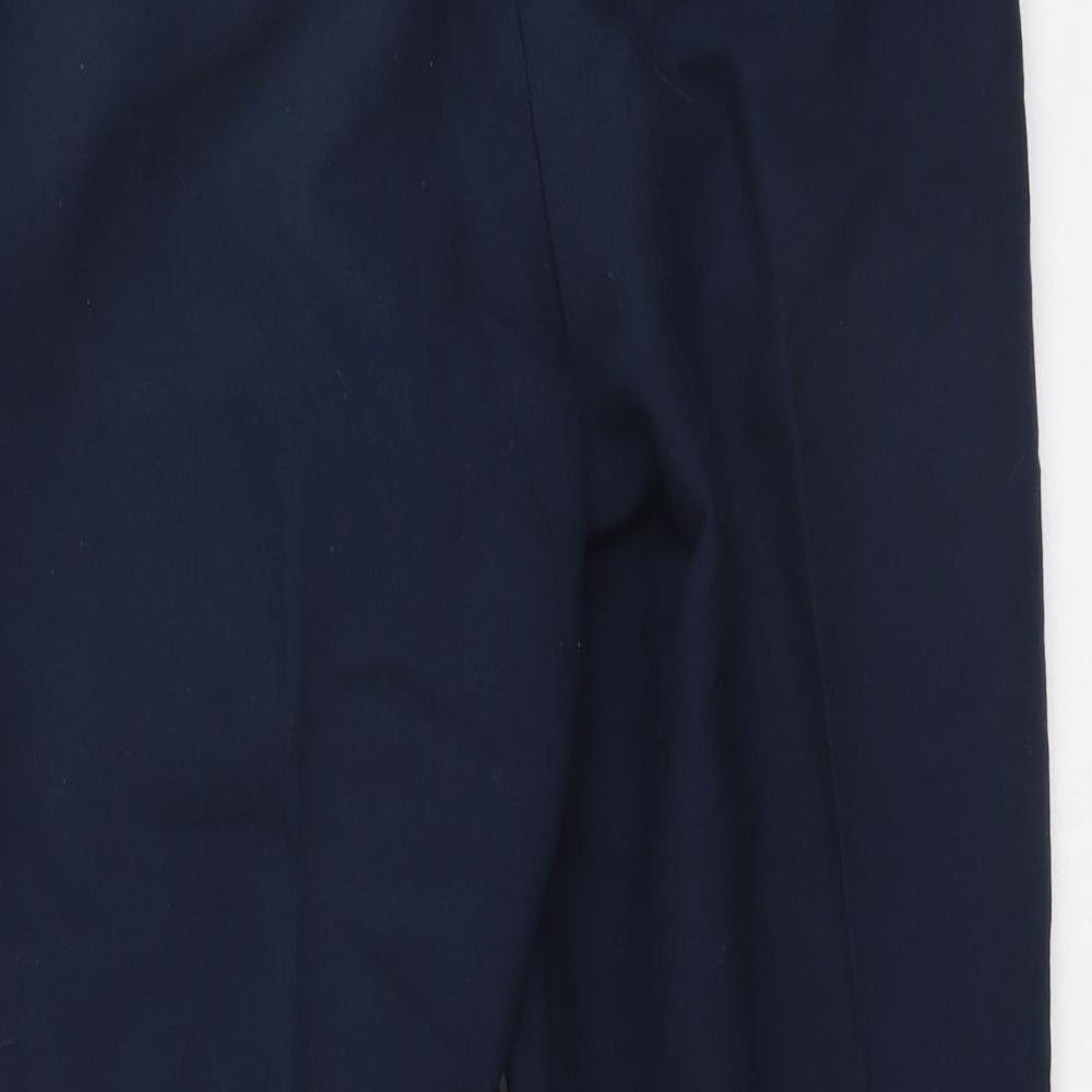 MNG  Womens Blue  Cotton Trousers  Size 38 L27 in Regular