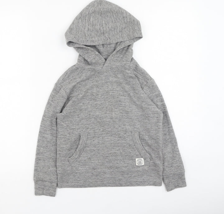Gap Boys Grey Cotton Pullover Hoodie Size S