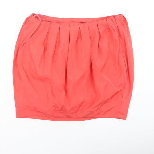 VERO MODA Womens Pink  Polyester Pleated Skirt Size 36