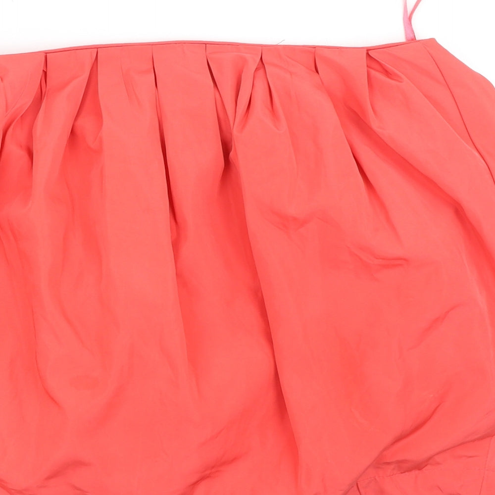 VERO MODA Womens Pink  Polyester Pleated Skirt Size 36