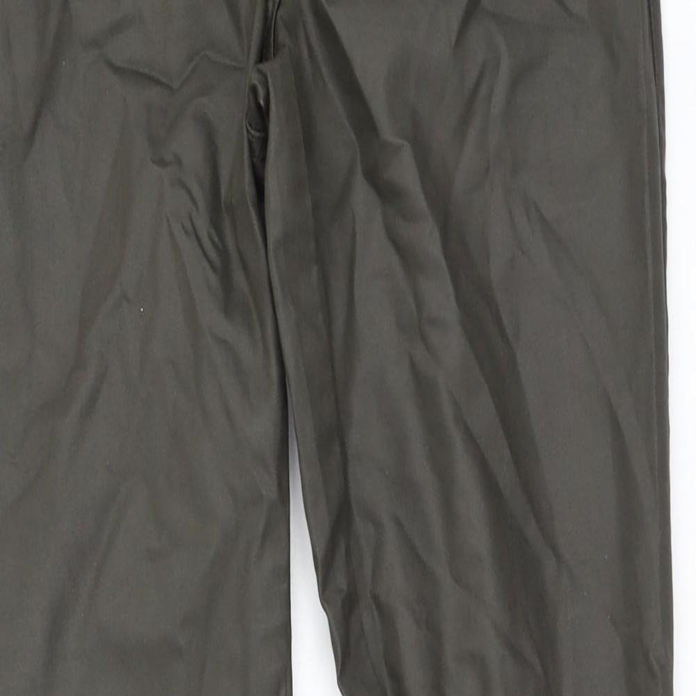 Dunnes Stores Womens Green  Cotton Jegging Trousers Size 12 L28 in Regular