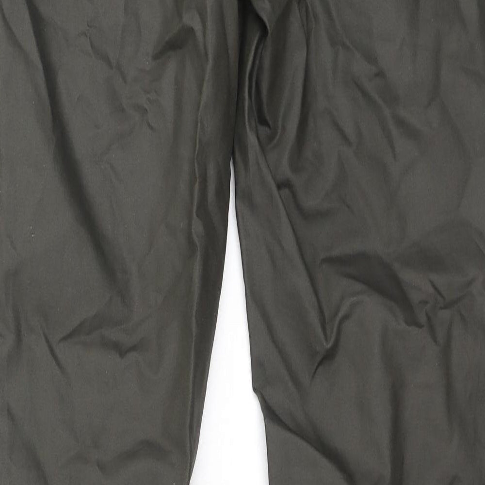 Dunnes Stores Womens Green  Cotton Jegging Trousers Size 12 L28 in Regular