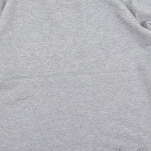 melody Womens Grey  Cotton Pullover Sweatshirt Size S