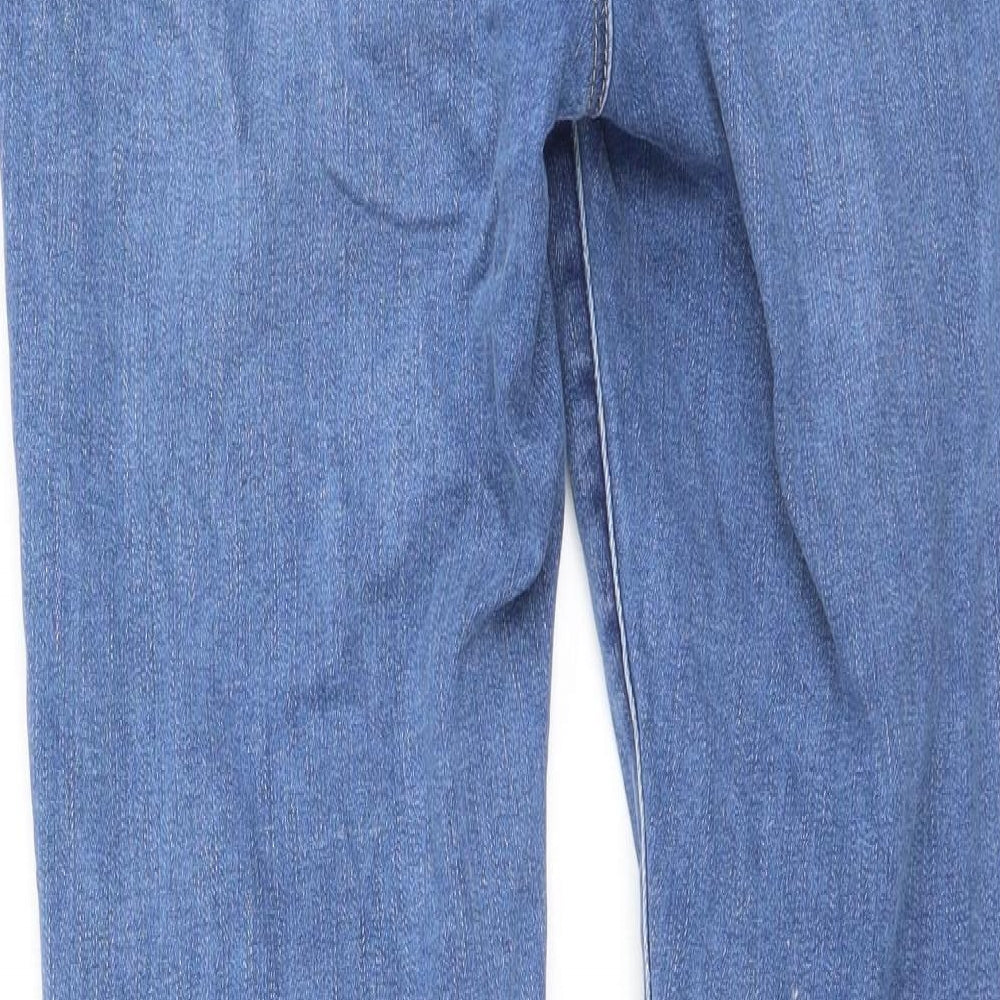 Uniqlo Womens Blue  Cotton Straight Jeans Size 32 L32 in Regular