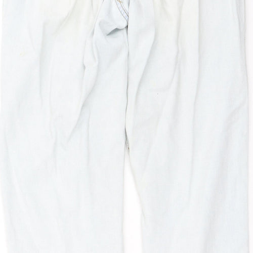 Denim & Co. Womens Blue  Cotton Straight Jeans Size 4 L25 in Regular