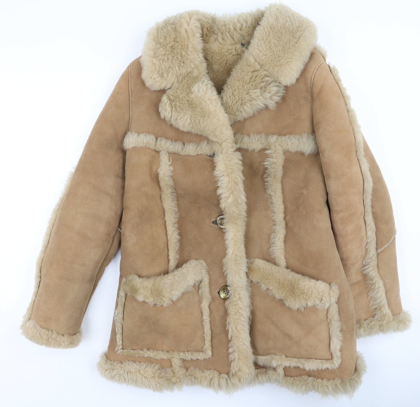 Lakelano Womens Brown   Trench Coat Coatigan Size S