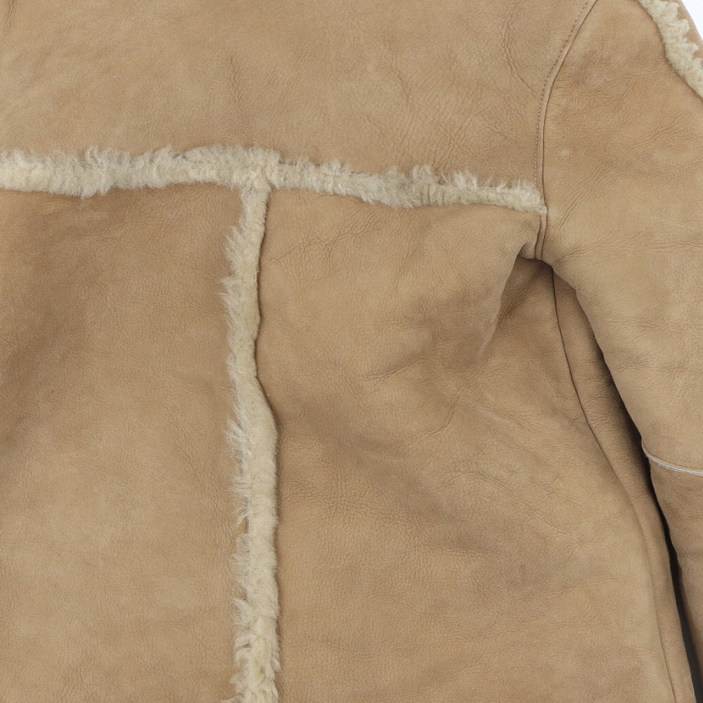 Lakelano Womens Brown   Trench Coat Coatigan Size S