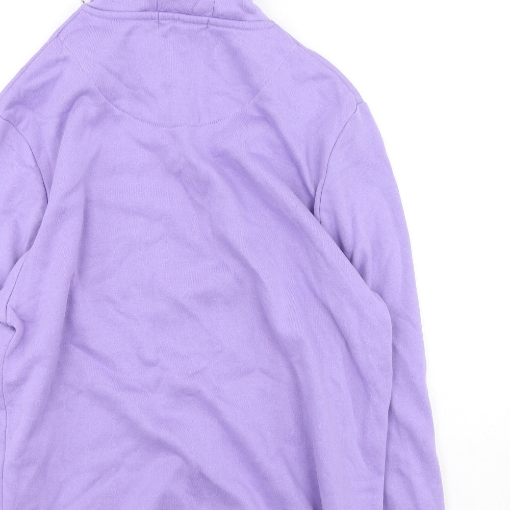 Primark  Womens Purple  Cotton Pullover Hoodie Size L