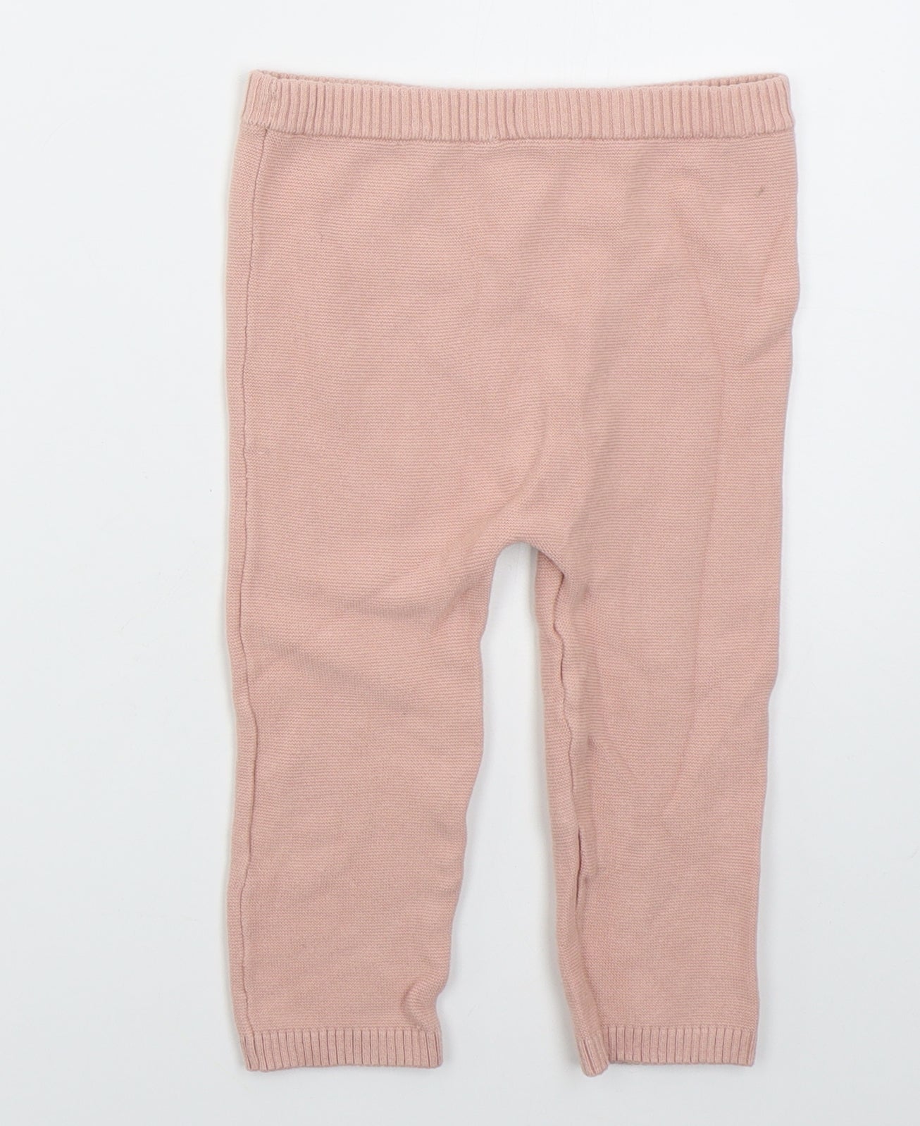 TU Girls Pink  Cotton Capri Trousers Size 18-24 Months