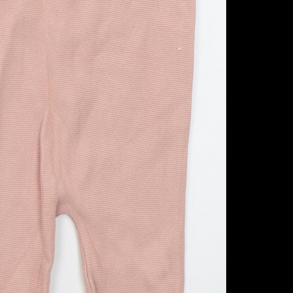 TU Girls Pink  Cotton Capri Trousers Size 18-24 Months