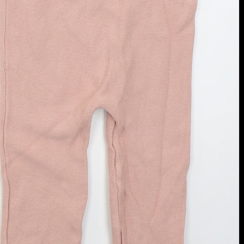 TU Girls Pink  Cotton Capri Trousers Size 18-24 Months