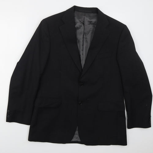 Marks and Spencer Mens Grey  Wool Jacket Suit Jacket Size 40