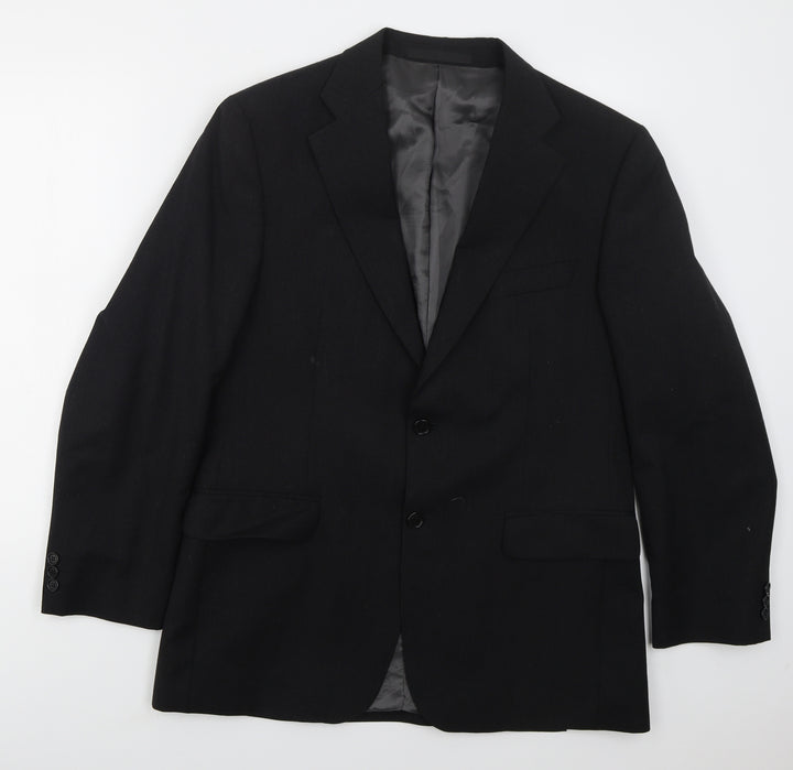 Marks and Spencer Mens Grey  Wool Jacket Suit Jacket Size 40