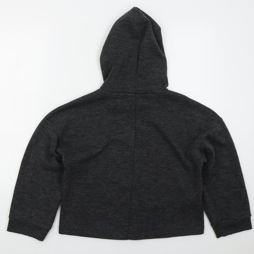 MNG Womens Grey  Polyester Pullover Hoodie Size M  Pullover