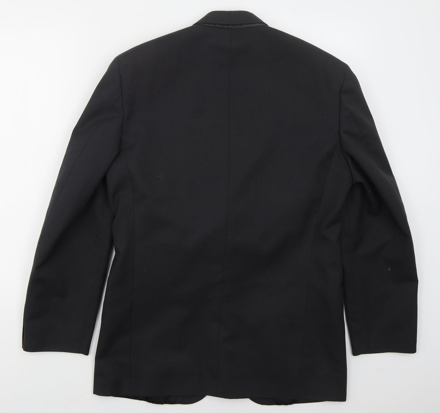 Van Heusen Mens Grey  Polyester Jacket Suit Jacket Size 38