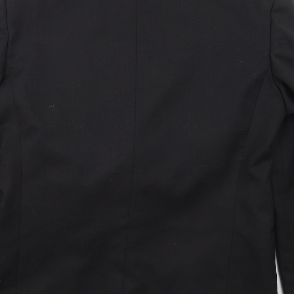 Van Heusen Mens Grey  Polyester Jacket Suit Jacket Size 38