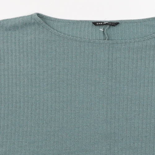 SheIn Womens Green  Polyester Pullover Sweatshirt Size XL  Pullover