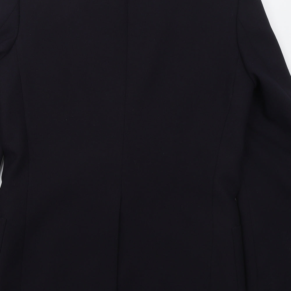 St Michael Mens Blue  Polyester Jacket Suit Jacket Size 38