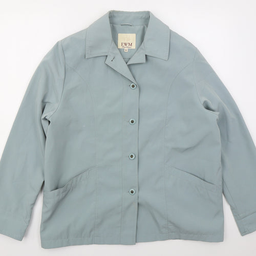 EWM Womens Blue   Jacket  Size 18  Button