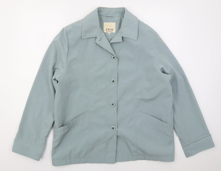 EWM Womens Blue   Jacket  Size 18  Button