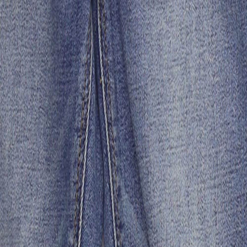 Stradivarius Womens Beige  Cotton Skinny Jeans Size 8 L27 in Regular Button