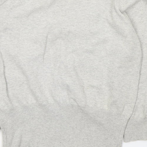 Atmosphere Womens Grey Round Neck  Acrylic Cardigan Jumper Size 12
