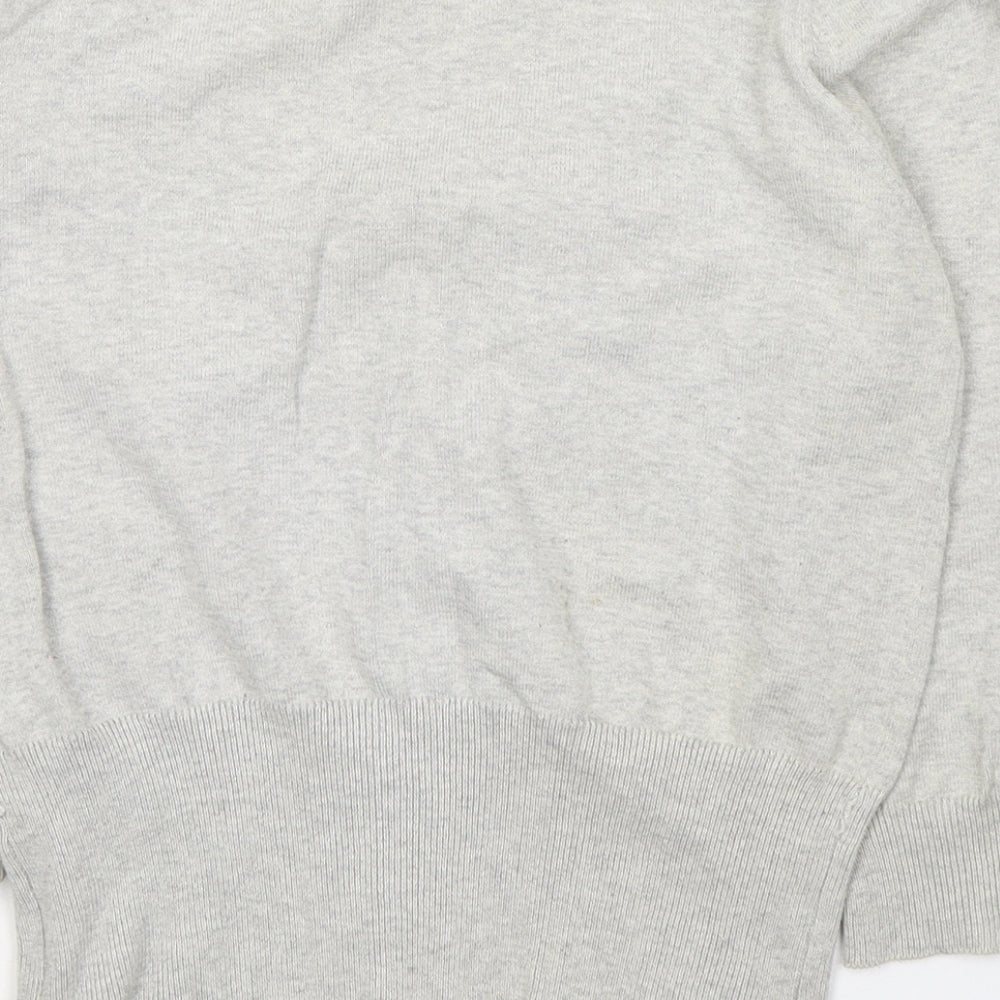 Atmosphere Womens Grey Round Neck  Acrylic Cardigan Jumper Size 12